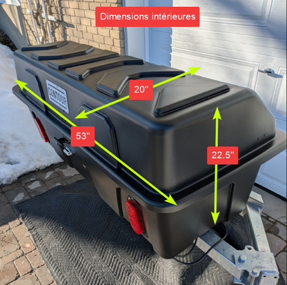 *NOUVEAU* Coffre de transport avec support pivotant (Modèle CTX)